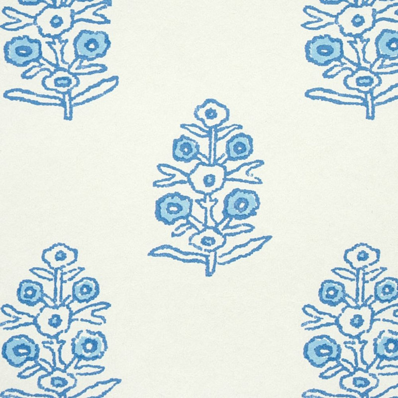 Papier peint Aditi, Bleu