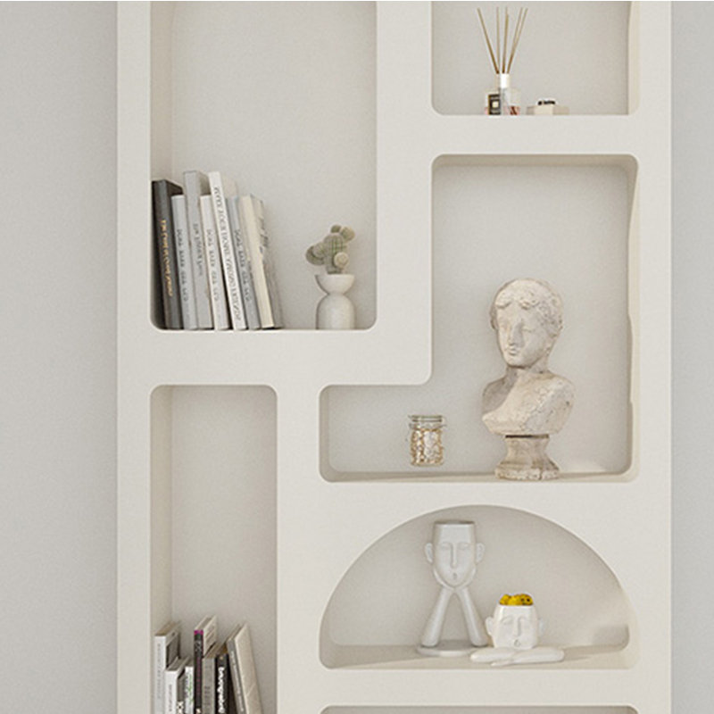 71.25" H x 39.37" W Geometric Bookcase