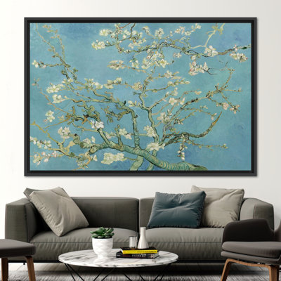 Vincent Van Gogh Almond Blossom Inspired Botanical Wall Art Canvas Poster Print