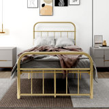 Wagaman Upholstered Metal Platform Bed