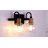 Escondido Iron/Glass Rustic Vintage LED Vanity Light-97602521