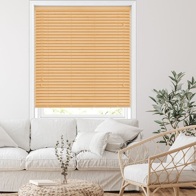 Semi Sheer Horizontal/Venetian Blind, Teakwood, 174 cm L x 12 cm W