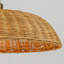 Luminaire suspendu en rotin naturel 18 po pour îlot de cuisine 18 po
