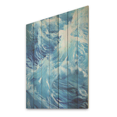 Vagues tropicales Goastal - Tropical côtier sur bois