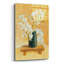 Art mural en verre «White Orchids In Black Vase» par Danhui Nai-2056562270