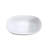 47" Independent Modern Solid Surface Resin Stone Bathtub With Pop-Up Drain & Overflow Pipes