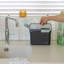 SinkSide Cleaning Set, Cleaning Caddy, Dish Brush, Squeegee, 3 Microfiber Cleaning Pads and 2 Microfiber Cleaning Cloths