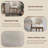 25.59"Home Use Upholstered High Back Bar Stool