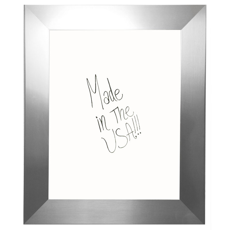 Tableau effaçable à sec à fixation mural, 66 po x 24 po, Silver