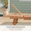 Chaise longue d'extérieur, table de billard intégrée, dossier inclinable pour bronzer / bronzer, roulettes-1217071179