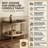 42‘’ Mistretta Half-Moon Modern Solid Brown Console Table 4-Legs Cream Shelves For Living Room&Bedroom