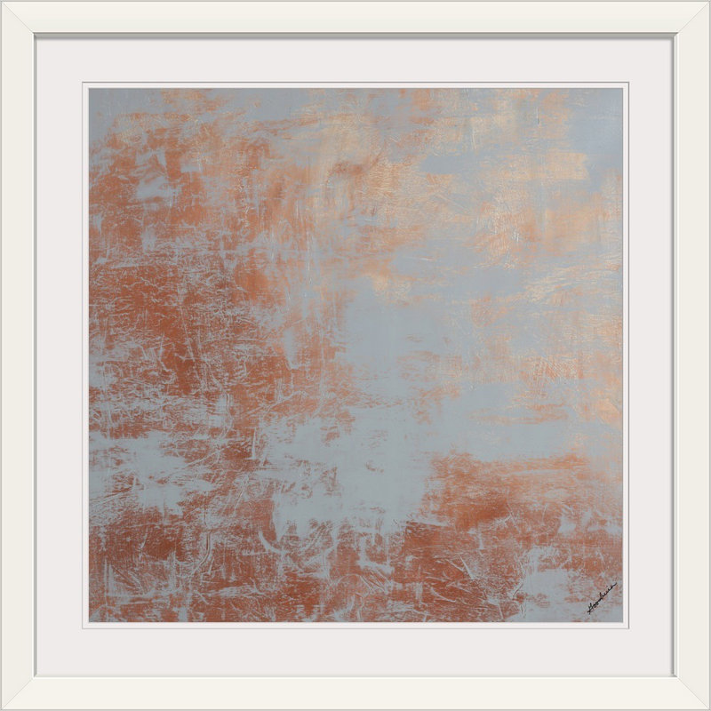 «Desert Pondering», reproduction, H 20" x l 20" x P 1", Cadre blanc