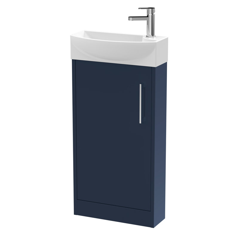 Juno 450mm Single Bathroom Vanity with Drop In Vitreous China Basin