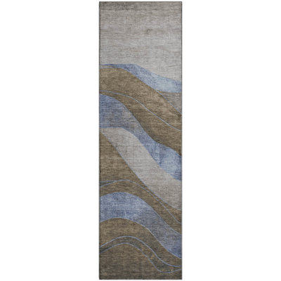 Premium Machine Washable Jakiyra AMF1892 Swirls Rug