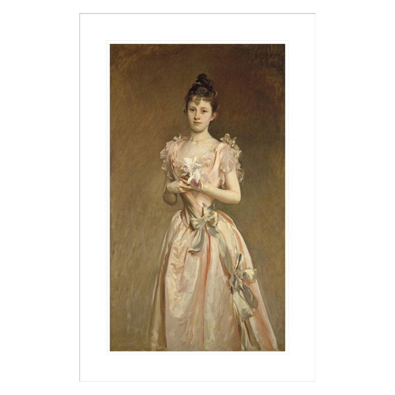 «Miss Grace Woodhouse» par John Singer Sargent, impression giclée encadrée, H 29,5 po x l 19,59 po