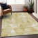 Premium Machine Washable Prisco Gold Rug