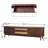 Rattan TV Stand For Tvs Up To 75''