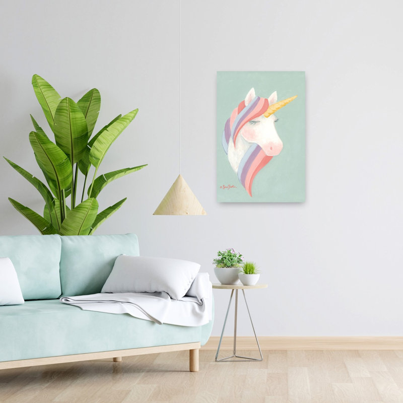 Licorne, art contemporain, H 24 po x l 16 po