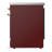 Majestic III Series 30 Inch Induction Range with 4 Induction Elements in Burgundy (Brass Trim)-124828795-124828788