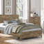 Mobilier de chambre à coucher en bois de style rustique patiné avec finition de pin vieilli 1pc-91484666
