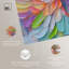 Art abstrait moderne sur toile de pétales prismatiques par Art Remedy-107777965-107777951