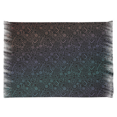 Tapis noir/vert/rouge rpg lines Mcguigan
