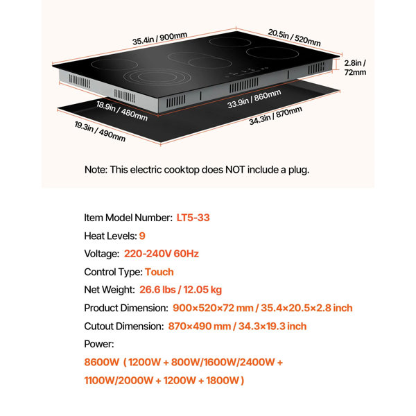 Dimensions du produit