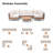 Dipansu 6 - Person Patio Conversation Set with Cushions-933396366-933396364