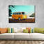 Bus doré doré sur toile-104033046