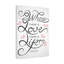 Where There Is Love There Is Life - Wrapped Canvas Print-282197675