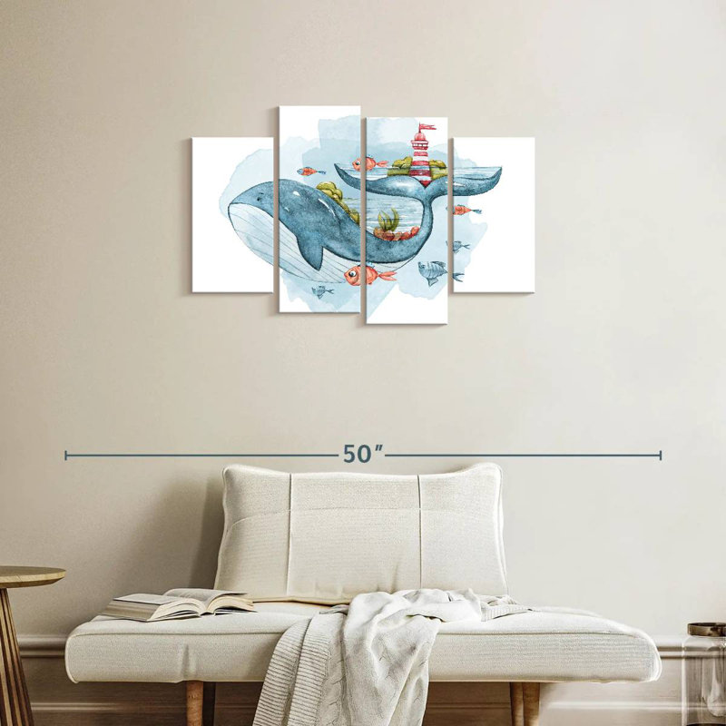 Ashelle Nautical Nursery, 22" H x 36" W