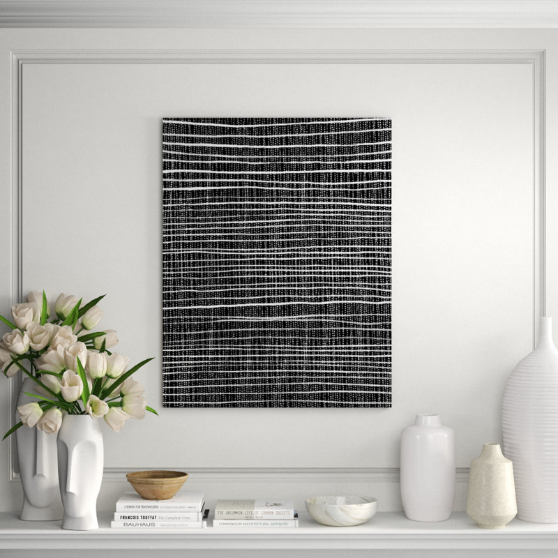 Line Study IV Print by Guseul Park, Image Brush Gel, 38" H x 30" W