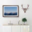 Mountain Horizon in France in Abstract - Framed Print-55726809-55726808