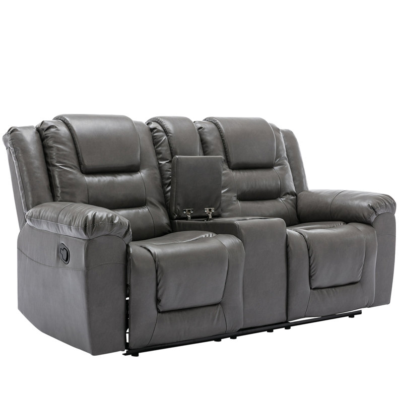 Fauteuil de cinéma inclinable 2 places, Gris