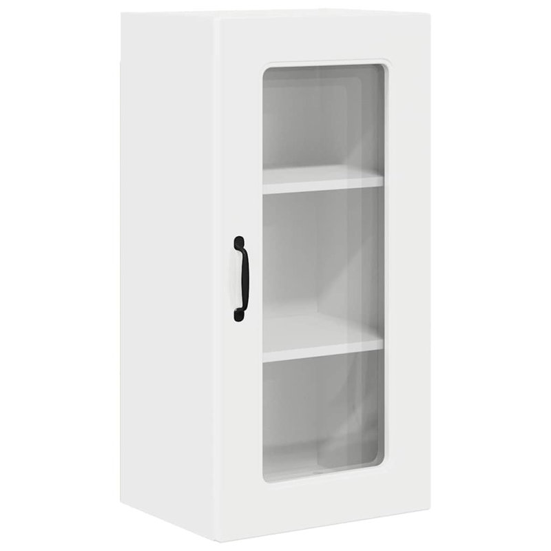 Vidaxl Kitchen Wall Cabinet Black 40 X 31 X 80 Cm Engineered Wood, High Gloss White