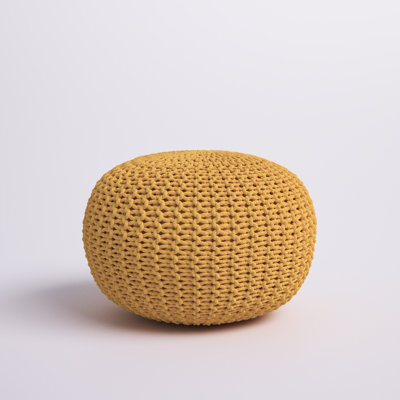 Upholstered Cotton Ottoman