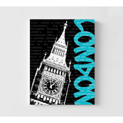 «Travel Graffiti II» par N Harbick, idée de remodelage de chambre à coucher pour graffiti urbain, impression de cadeau de fan de Londres, œuvre d'art encadrée de grande ville