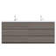 Ensemble de meuble-lavabo double 84 po Arjina-473727004