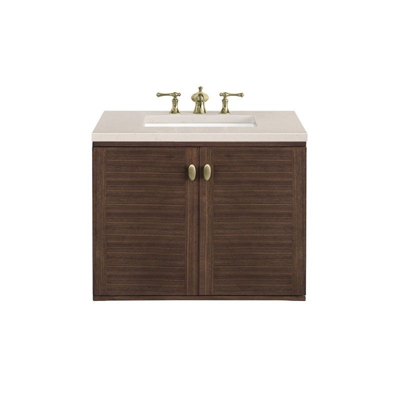 Amberly Single Vanity, 30", Eternal Marfil, 8" Widespread
