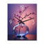 Perse - Horloge murale fleurs surdimensionnée-132426420