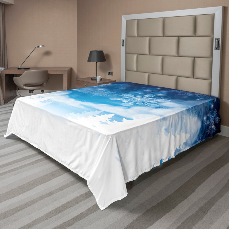 Drap plat Ambesonne, Drap plat pour très grand lit californien