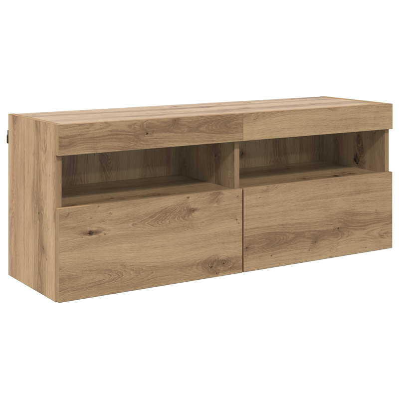 Unfinished TV Stand for TVs up to 43", Old Wood