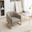 Fauteuil demi-tonneau rembourré l 30 po Romy-1182314358