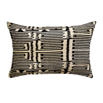  Housse de coussin en soie Ikat