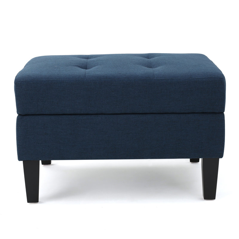 Storage Ottoman, Navy Blue