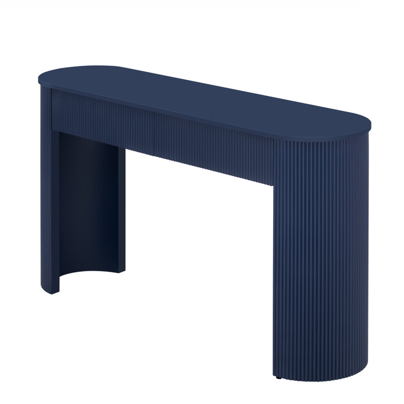 Entryway Table with Fluted Design