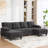 103.5"W 4-Piece Upholstered Sectional-165286403