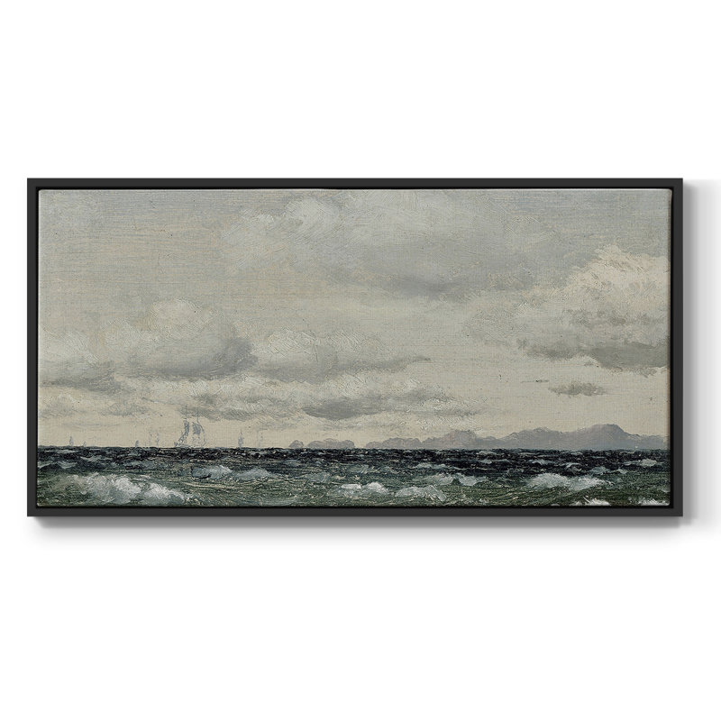Série paysage - CMLVI - Toile tendue avec châssis encadré - Prêt à être accroché, H 21 po x l 41 po
