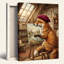 "Gallery Wrap", art mural sur toile pour le salon, la chambre à coucher, le bureau ou le vestibule - décoration murale décorative avec l'artiste Fox-129376192-129376194