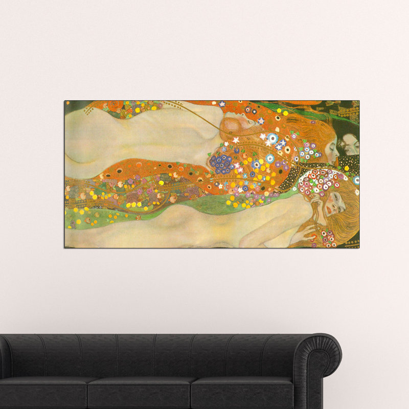 Gustav Klimt - Wrapped Canvas Painting, 70cm H x 140cm W x 1.8cm D